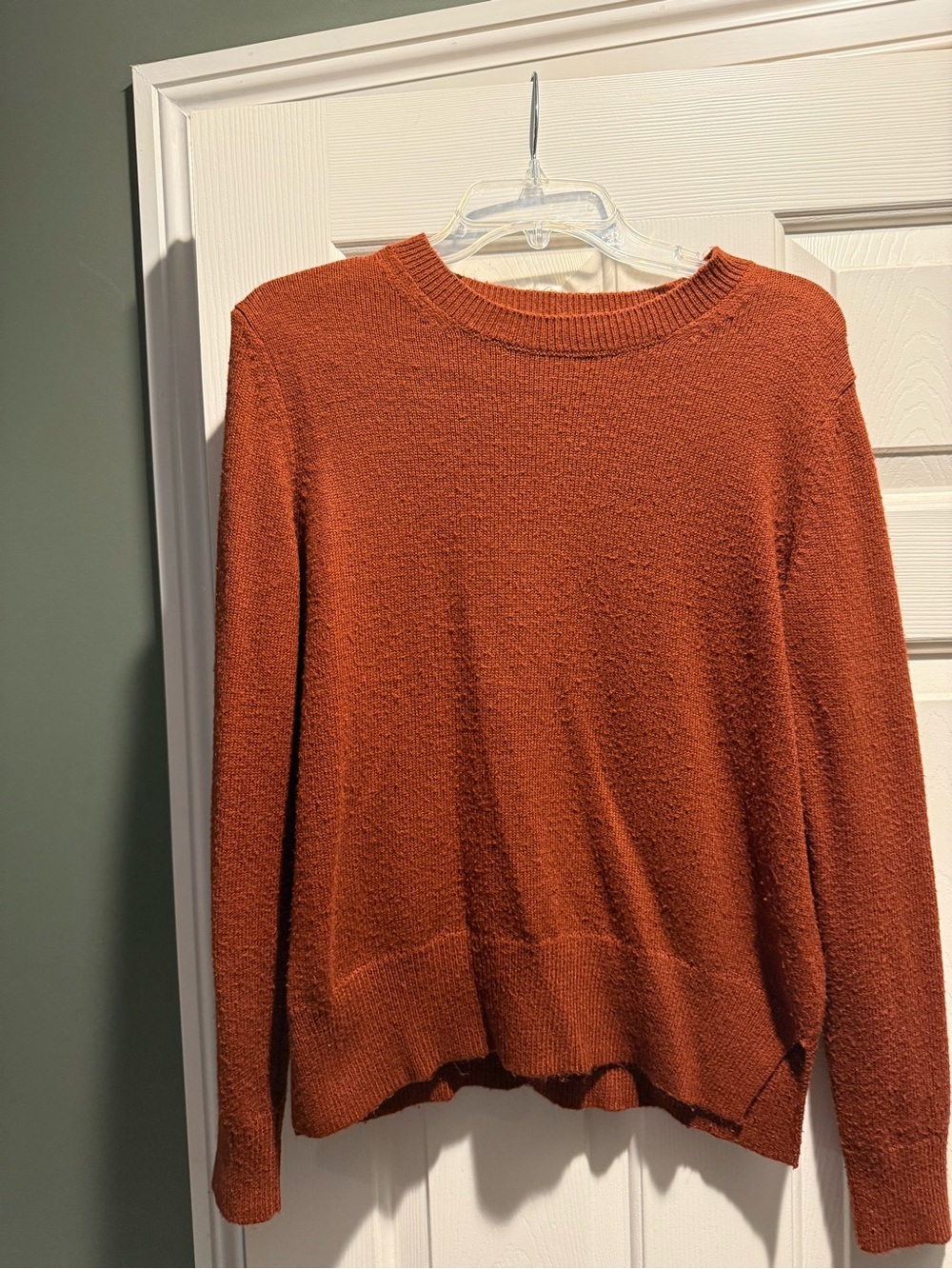 Banana Republic Rust Orange Crewneck Sweater